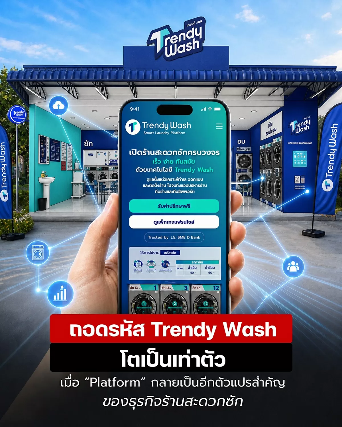 ทำไม “ร้านสะดวกซัก” ยังเป็นธุรกิจที่น่าจับตา เมื่อความสะดวกกลายเป็นสิ่งที่คนยุคนี้ขาดไม่ได้