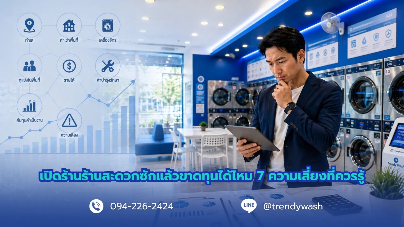เปิดร้านสะดวกซักแล้วขาดทุนได้ไหม 7 ความเสี่ยงที่ควรรู้