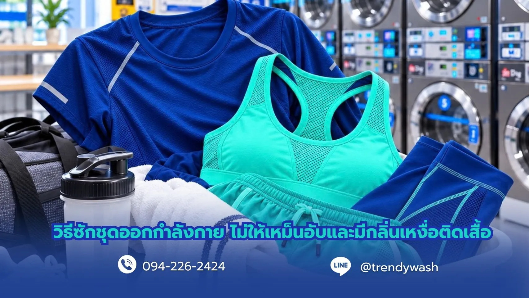 วิธีซักชุดออกกำลังกาย ไม่ให้เหม็นอับและมีกลิ่นเหงื่อติดเสื้อ